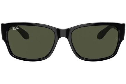 Sončna očala Ray-Ban RB4388 601/31 Pravokotna Črna