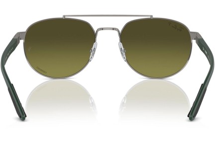 Sončna očala Ray-Ban RB3736CH 92696O Polarized Pravokotna Siva