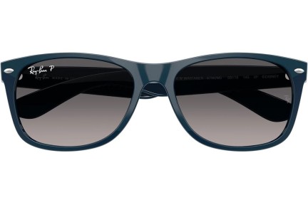 Sončna očala Ray-Ban New Wayfarer RB2132 6796M3 Polarized Kvadratna Modra