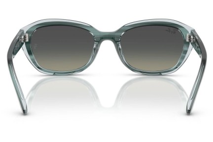 Sončna očala Ray-Ban Junior RJ9081S 717511 Pravokotna Zelena