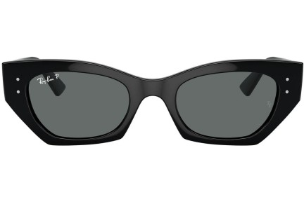 Sončna očala Ray-Ban RB4430 667781 Polarized Zgornji okvir Črna