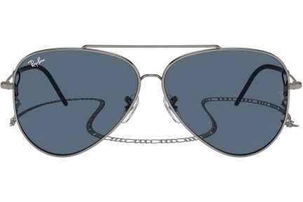 Sončna očala Ray-Ban Aviator Reverse RBR0101S 004/3A Pilotska Srebrna