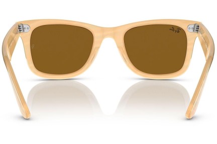 Sončna očala Ray-Ban Wayfarer RB2140F 140833 Kvadratna Rjava