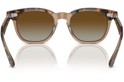 Sončna očala Ray-Ban Junior RJ9098S 7152T5 Polarized Kvadratna Havana