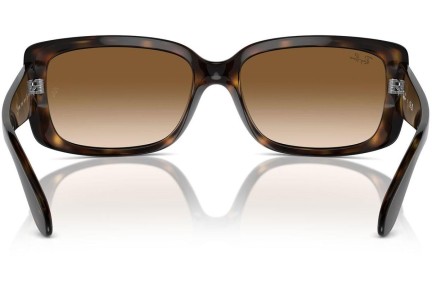 Sončna očala Ray-Ban RB4389 710/51 Pravokotna Havana