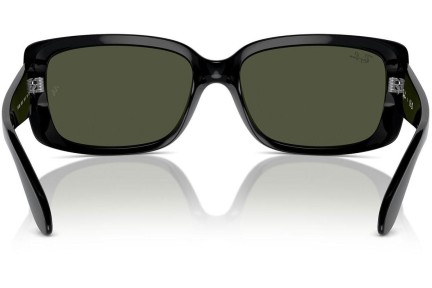 Sončna očala Ray-Ban RB4389 601/31 Pravokotna Črna