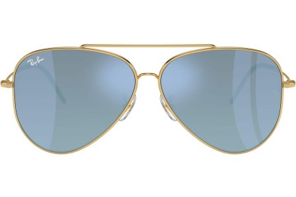 Sončna očala Ray-Ban Aviator Reverse RBR0101S 001/GA Pilotska Zlata