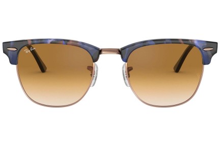 Sončna očala Ray-Ban Clubmaster Fleck RB3016 125651 Zgornji okvir Modra