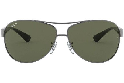 Sončna očala Ray-Ban RB3386 004/9A Polarized Pilotska Srebrna