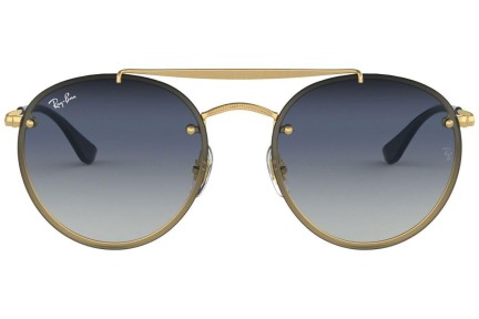 Sončna očala Ray-Ban Blaze Round Double Bridge Blaze Collection RB3614N 91400S Okrogla Zlata