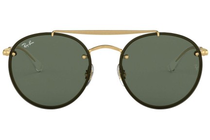 Sončna očala Ray-Ban Blaze Round Double Bridge Blaze Collection RB3614N 914071 Okrogla Zlata