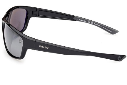 Sončna očala Timberland TB00024 01D Polarized Pravokotna Črna