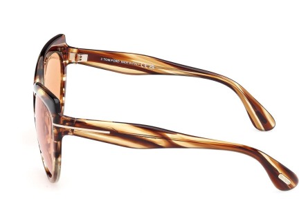 Sončna očala Tom Ford Beatrice FT1196 53E Cat Eye Havana