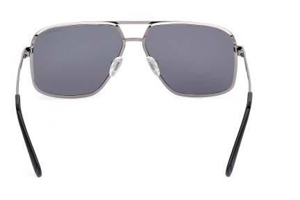 Sončna očala Guess GU00167 09D Polarized Pilotska Srebrna