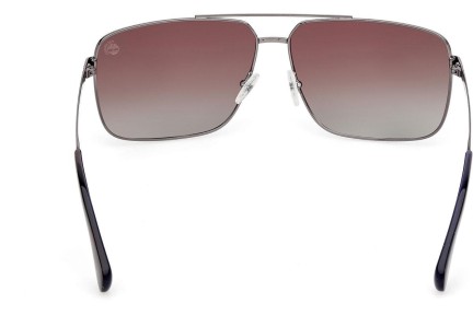 Sončna očala Timberland TB00030 06H Polarized Pilotska Srebrna