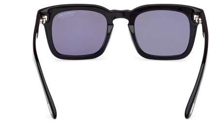 Sončna očala Tom Ford Dax FT0751 01D Polarized Kvadratna Črna