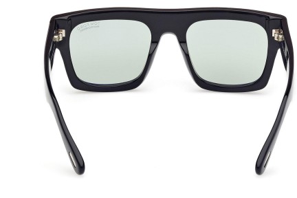 Sončna očala Tom Ford Fausto FT0711 01N Flat Top Črna