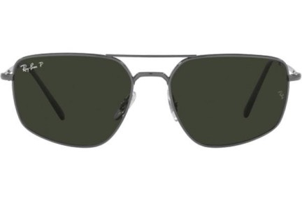 Sončna očala Ray-Ban RB3666 004/N5 Polarized Pravokotna Siva