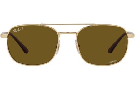 Sončna očala Ray-Ban Chromance Collection RB3670CH 001/AN Polarized Kvadratna Zlata