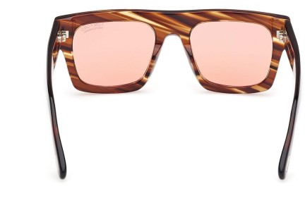 Sončna očala Tom Ford Fausto FT0711 53E Flat Top Havana