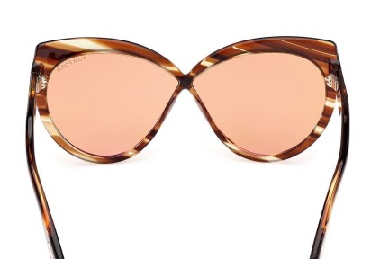 Sončna očala Tom Ford Beatrice FT1196 53E Cat Eye Havana