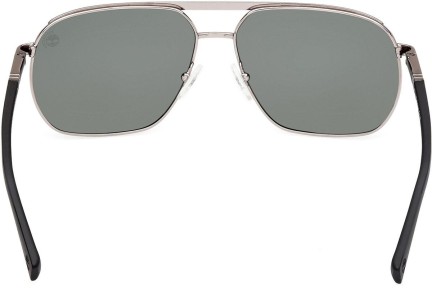 Sončna očala Timberland TB00027 08R Polarized Kvadratna Srebrna