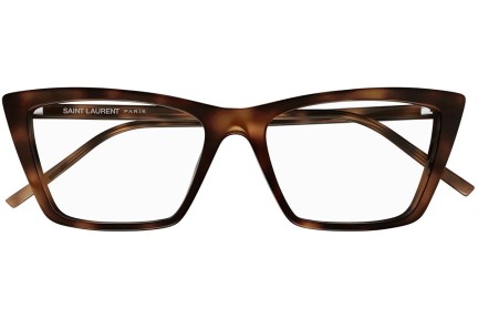 Očala Saint Laurent SL737MICATHINOPT 003 Cat Eye Havana