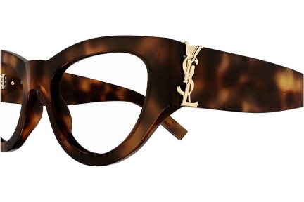 Očala Saint Laurent SLM94OPT 002 Cat Eye Havana