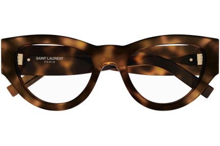 Očala Saint Laurent SLM94OPT 002 Cat Eye Havana