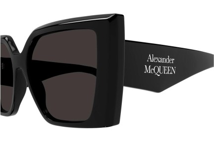 Sončna očala Alexander McQueen AM0467S 001 Kvadratna Črna