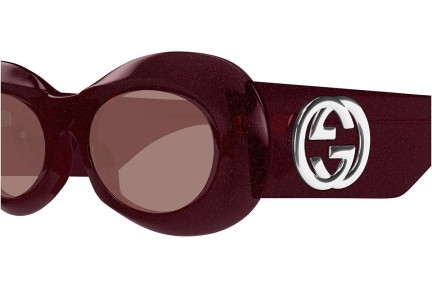 Sončna očala Gucci GG1696S 003 Ovalna Vijolična