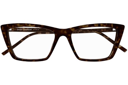 Očala Saint Laurent SL737MICATHINOPT 002 Cat Eye Havana