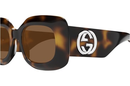 Sončna očala Gucci GG1695S 002 Kvadratna Havana