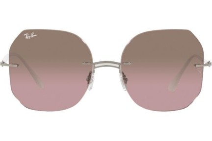 Sončna očala Ray-Ban Titanium Collection RB8067 159/14 Kvadratna Srebrna