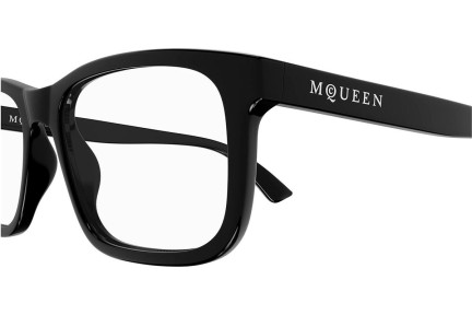 Očala Alexander McQueen AM0486O 006 Kvadratna Črna