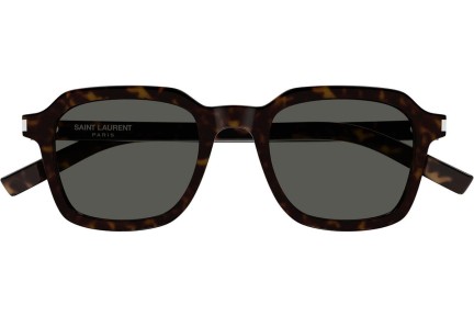 Sončna očala Saint Laurent SL715SLIM 002 Kvadratna Havana