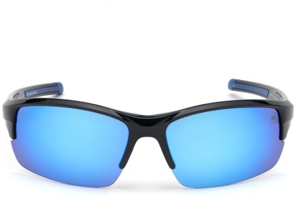 Sončna očala Timberland TB9173 01D Polarized Pravokotna Črna