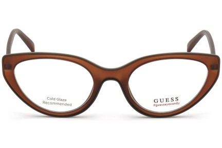 Očala Guess GU3058 045 Ovalna Rjava