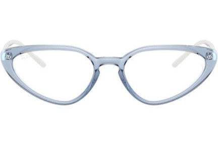 Očala Ray-Ban RX7188 8085 Cat Eye Modra