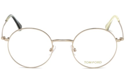 Očala Tom Ford FT5503 028 Okrogla Zlata