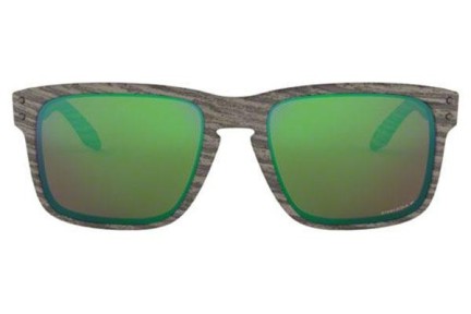 Sončna očala Oakley Holbrook OO9102-J8 Polarized Kvadratna Rjava