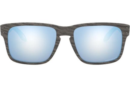 Sončna očala Oakley Holbrook XS OJ9007-11 Polarized Kvadratna Rjava