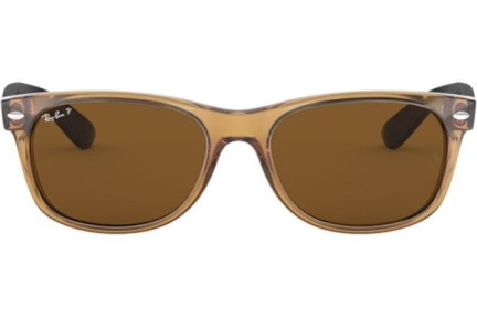 Sončna očala Ray-Ban New Wayfarer RB2132 945/57 Polarized Kvadratna Rjava