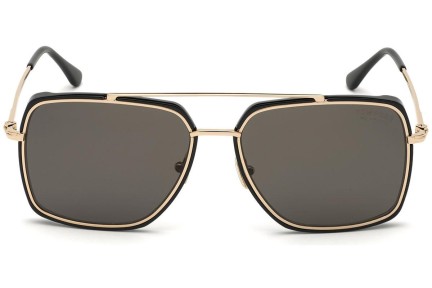 Sončna očala Tom Ford FT0750 01D Polarized Pilotska Črna