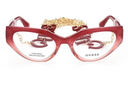 Očala Guess GU2853 074 Cat Eye Roza