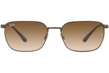 Sončna očala Ray-Ban RB3684 014/51 Pravokotna Rjava