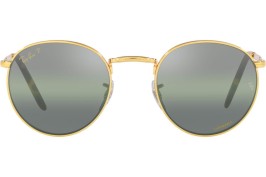 Ray-Ban New Round Chromance Collection RB3637 9196G4 Polarized