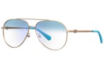 Očala Chiara Ferragni CF1009/BB HOT/K6 blue-light [non-prescription] Pilotska Zlata