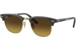 Sončna očala Ray-Ban Clubmaster Folding RB2176 136885 Zgornji okvir Zelena