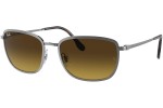 Sončna očala Ray-Ban RB3705 916785 Pravokotna Srebrna